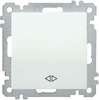 Выключатель 1-клавишный перекрестный ВС10-1-3-Б 10А BOLERO белый | код EVB13-K01-10-1 | IEK